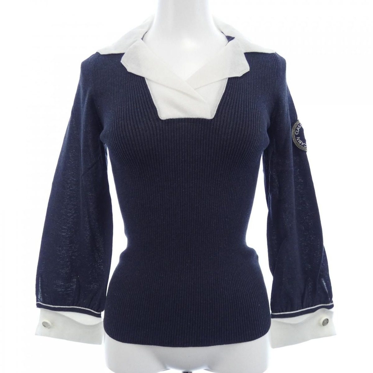Chanel 08c Knit Top Gray