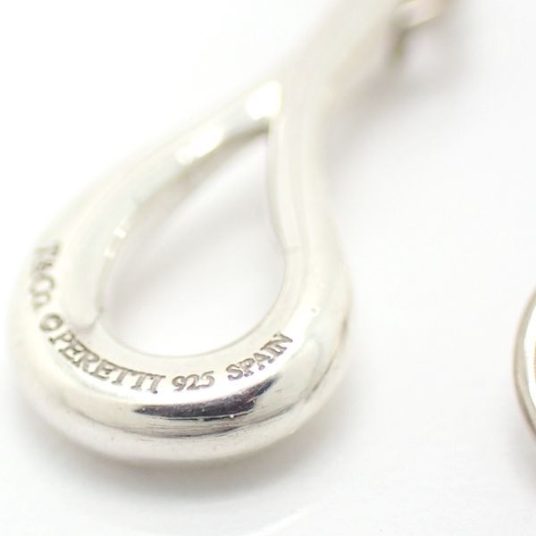 Tiffany & Co Open Tea Dos Lop Earrings 925 Silver Peretti Box Tiffany & Co T&co