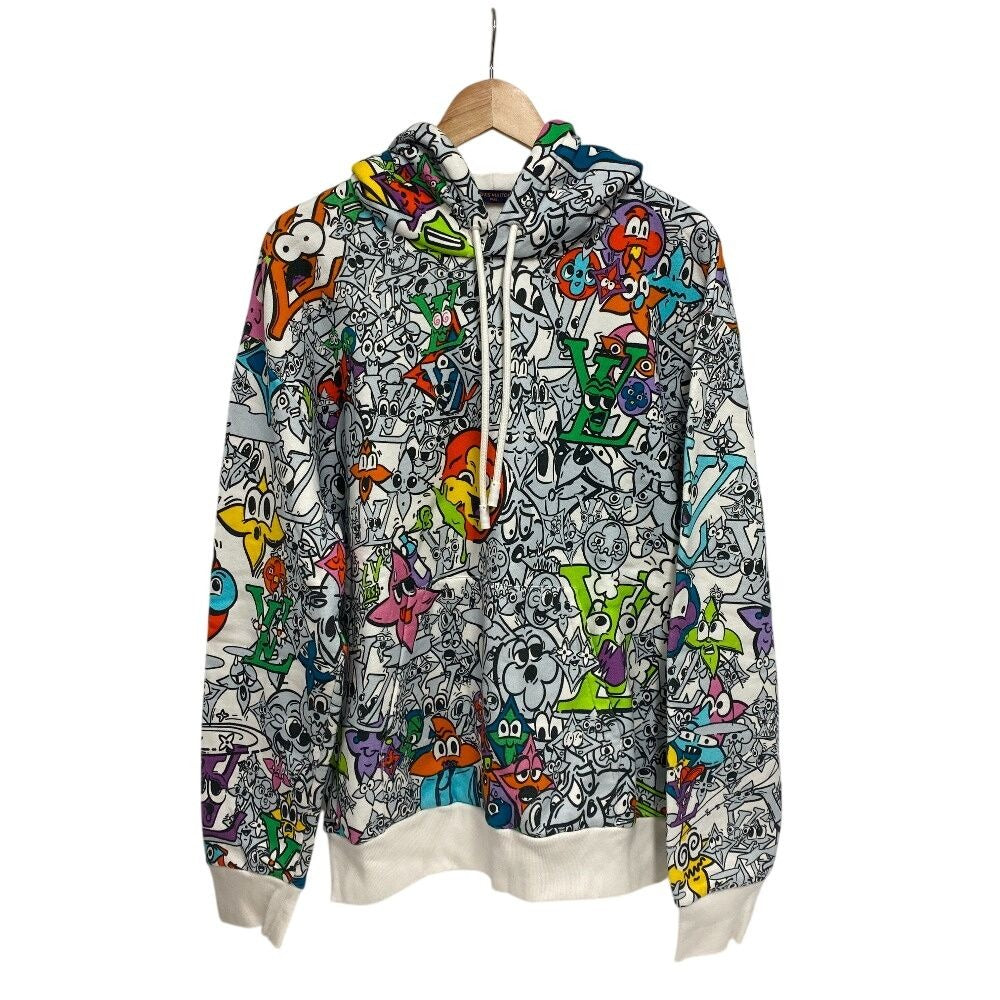 Louis Vuitton Pullover Brushed Lining Monogram Comics Hoodie Multicolor