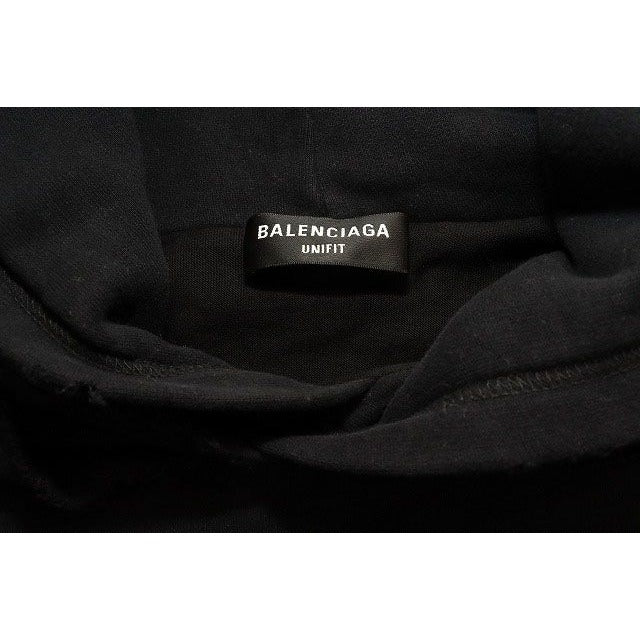 Balenciaga 21 SS Caps Destroyed Hoodie Black L Tkvb 6 Destroy — view 8