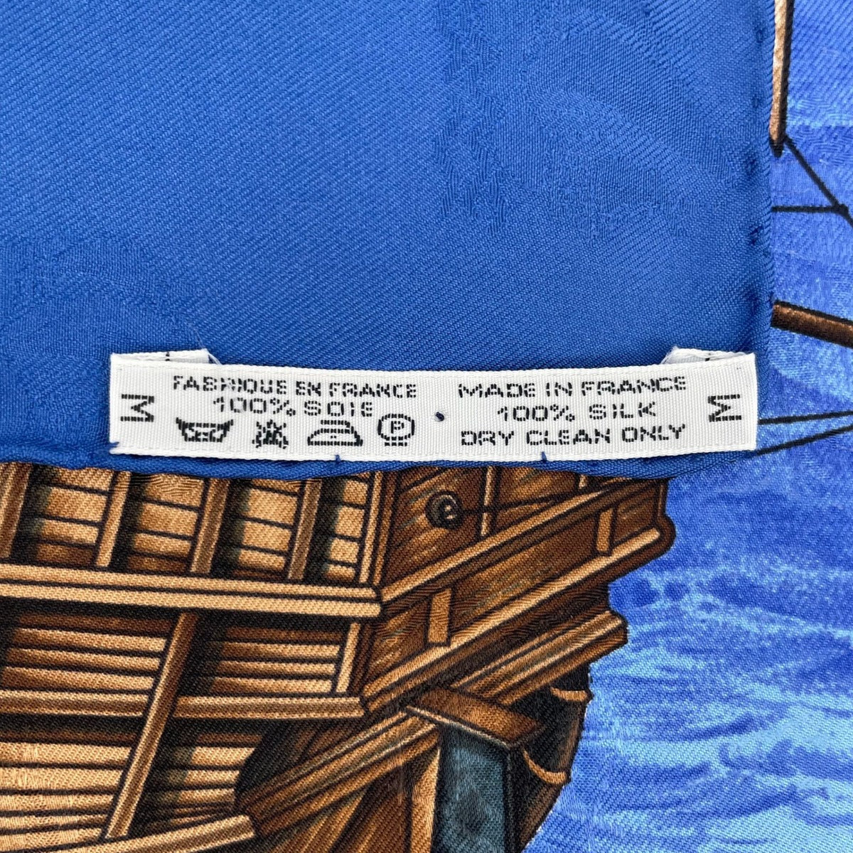 Hermes Scarf Silk Carre 90 Christophe Colomb Decouvre L'amerique 12 Octobre — view 11