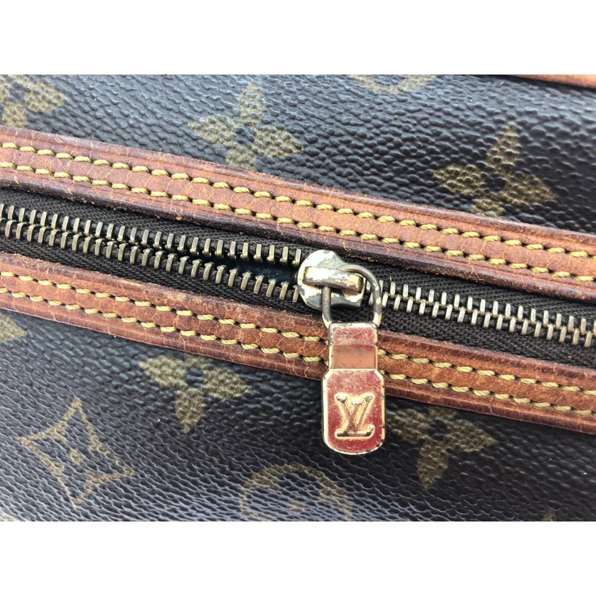 Louis Vuitton Monogram Marly Dragonne GM Second Bag M51825 Brown