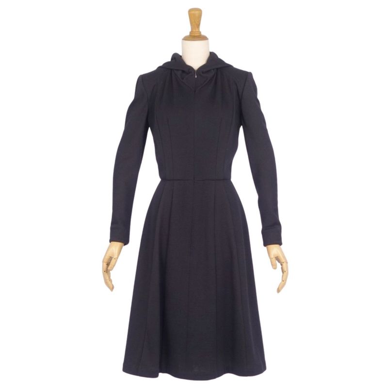 Vintage Hermes Dress Hooded Lo