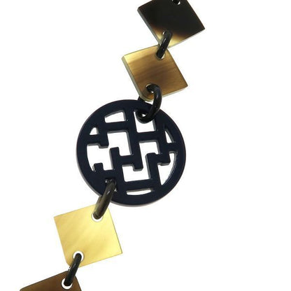 Hermes Diva Buffalo Horn Necklace