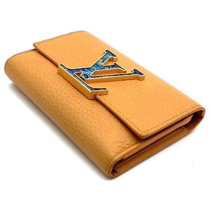 Louis Vuitton M81669 Portefeuille Capucines Compact Trifold Wallet Taurillon