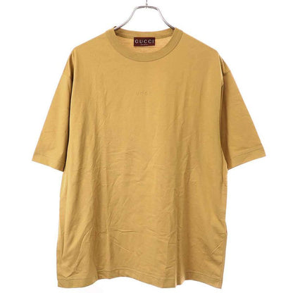Gucci Cotton Jersey T-Shirt with Embroidery 791547 Xjgjt Camel XS