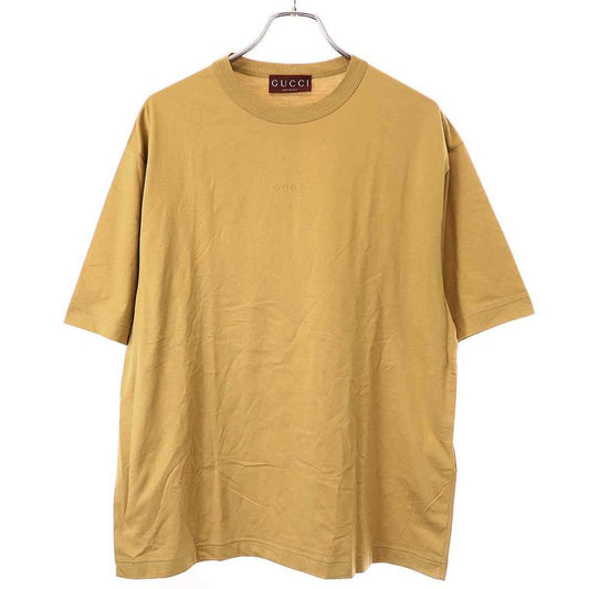 Gucci Cotton Jersey T-Shirt with Embroidery 791547 Xjgjt Camel XS