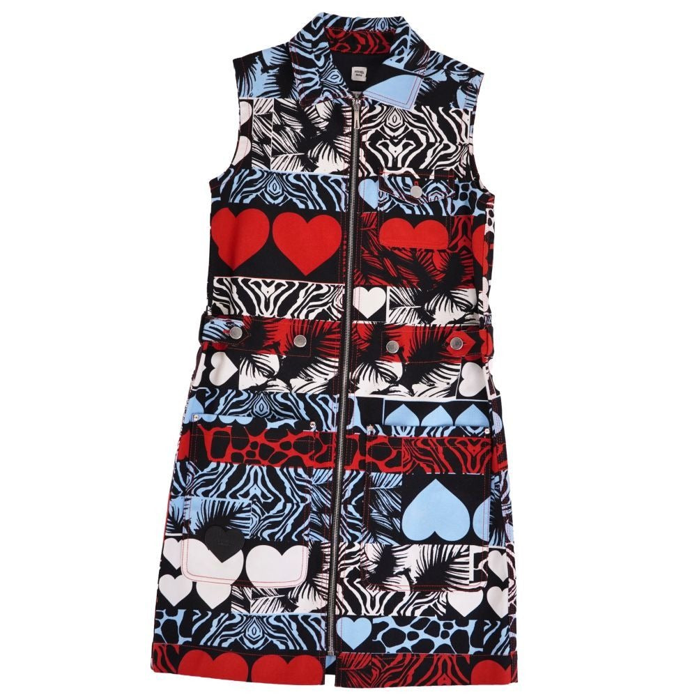 Hermes Dress Wild Print Denim Condition Description