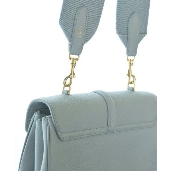 Celine Shoulder Bag Blue — view 9