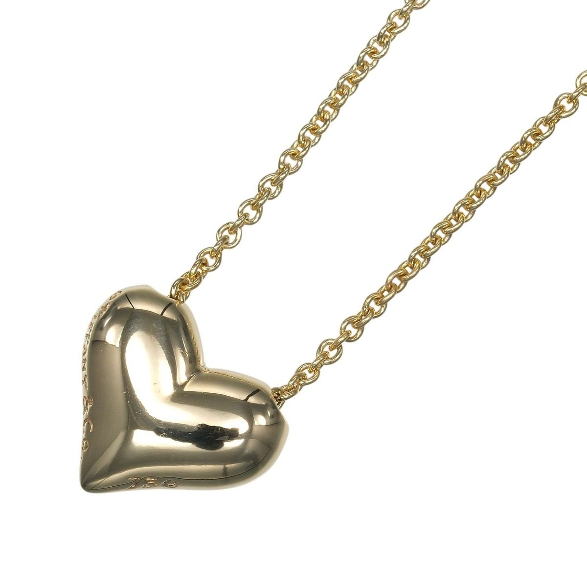 Tiffany & Co Pinched Gold Necklace — view 3