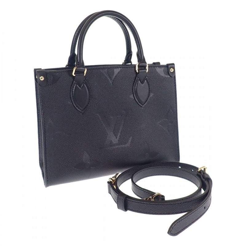 Louis Vuitton On The Go PM 2-Way Bag Shoulder Empreinte Noir Black