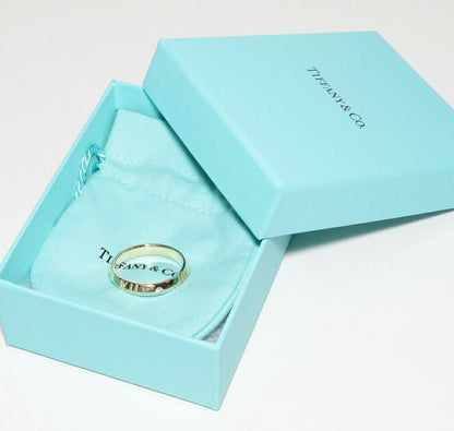 Tiffany & Co Ring 18K Yellow Gold Diamond 1P (010ct) Atlas X Closed Narrow Ring