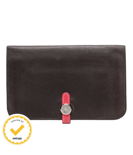 Hermes Wallet Silver Dogon GM
