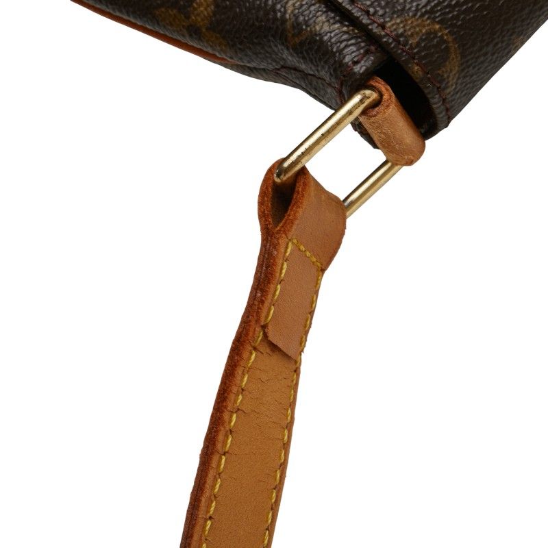 Louis Vuitton Monogram Musette M51256 Brown PVC Leather Women Louis Vuitton