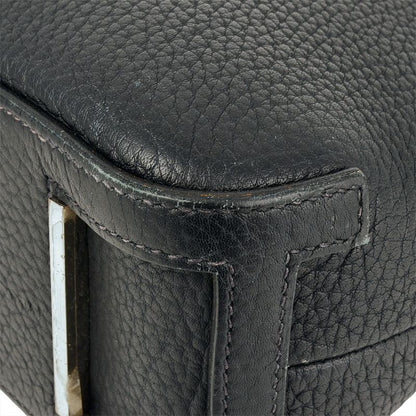 Hermes Escapada Tote Bag Fjord □C Engraved Navy Silver Hardware