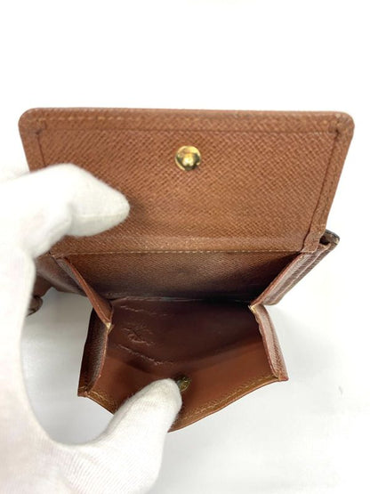 Louis Vuitton Monogram Portefeuille Florin Fold Wallet Pass Case M60026 Brown