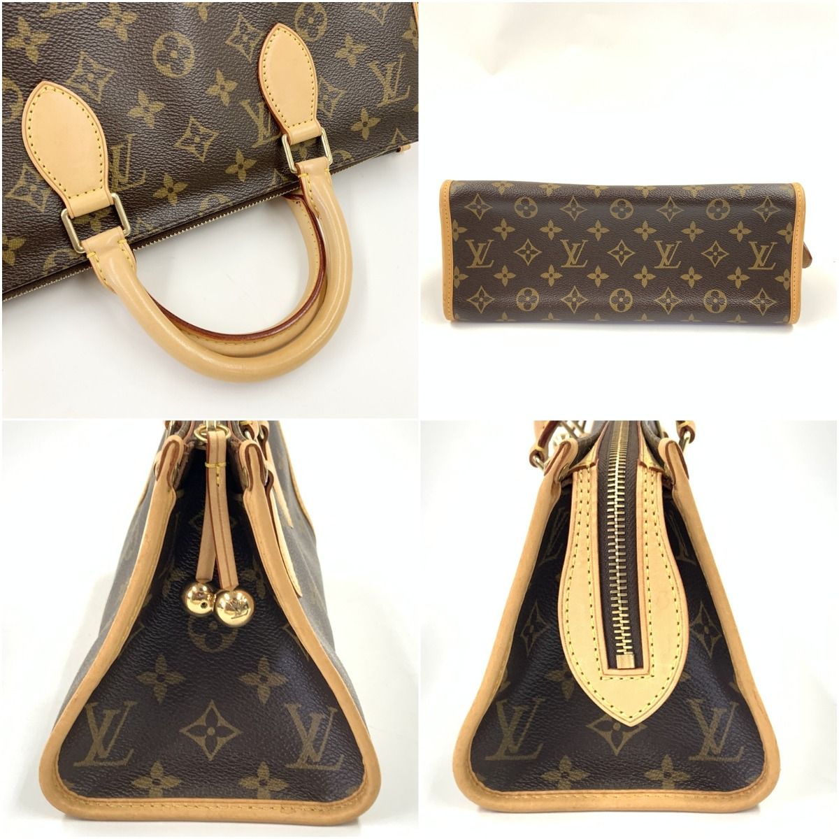 Louis Vuitton Monogram Popincourt Handbag M40009 Brown