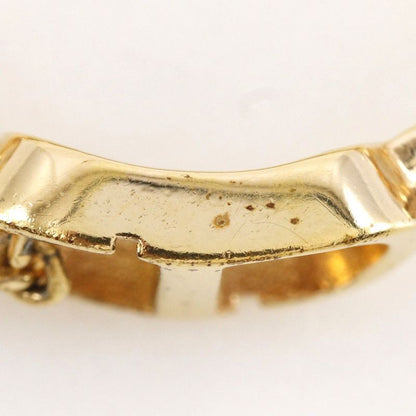 [dior] Christian Dior Star Gold Plated And Rhinestone #11 Ladies 2.6g Ring