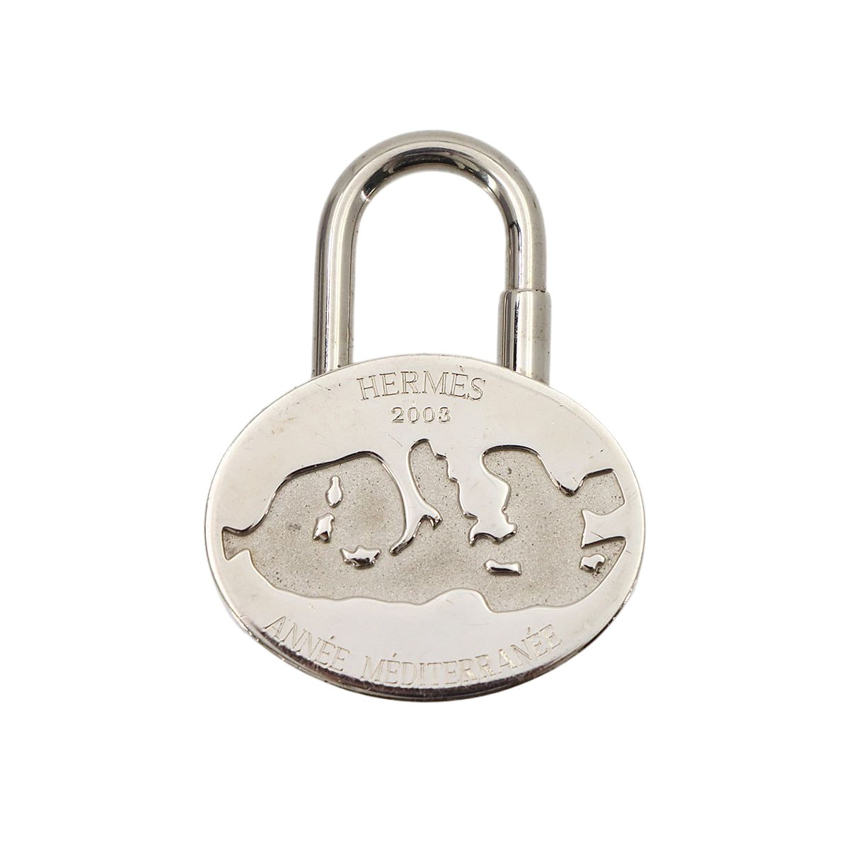 Hermes Cadena Charm Annee Mediterranee Mediterranean Gold Keychain