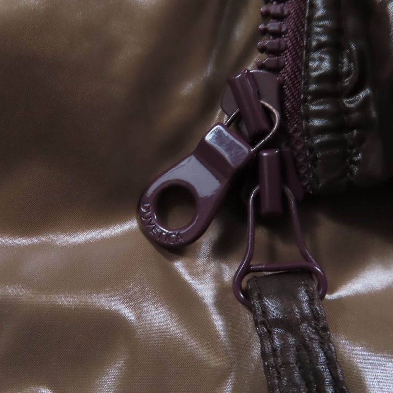 Duvetica ACE Hooded Zip Up Down Coat Brown 40 Made In Bulgaria Genuine