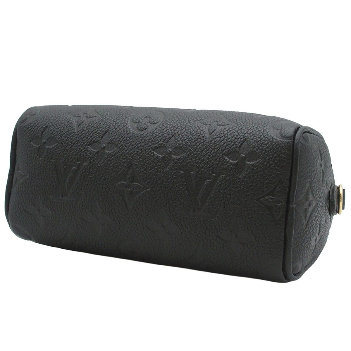 Louis Vuitton Nano Speedy Noir Black Gold Monogram Empreinte 2-Way Shoulder Bag — view 4