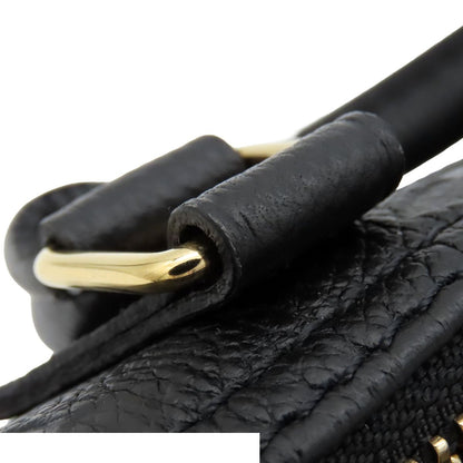 Louis Vuitton Nano Speedy Noir Black Gold Monogram Empreinte 2-Way Shoulder Bag — view 8