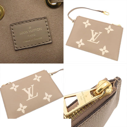 Louis Vuitton Neo Noe MM Tourterelle Cream Bicolor Monogram Empreinte 2-Way — view 8
