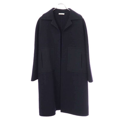 Celine Wool Long Coat 2 8 P02 5955 Navy 38