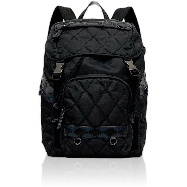 Prada Backpack Black Nero Quilted