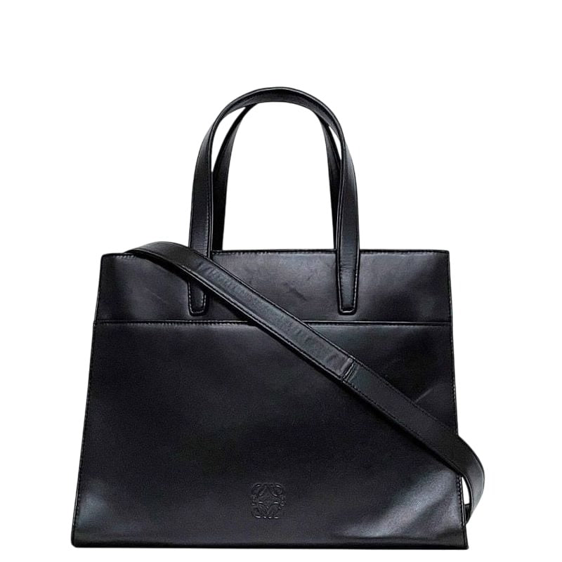 Loewe 2-Way Bag Black Anagram Napa Leather