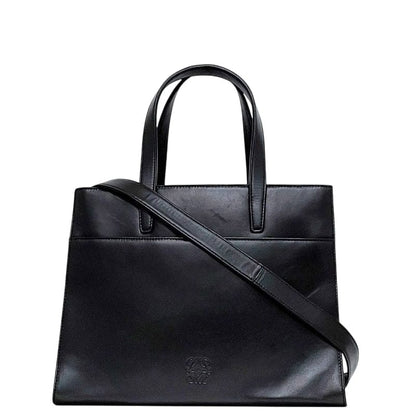 Loewe 2-Way Bag Black Anagram Napa Leather