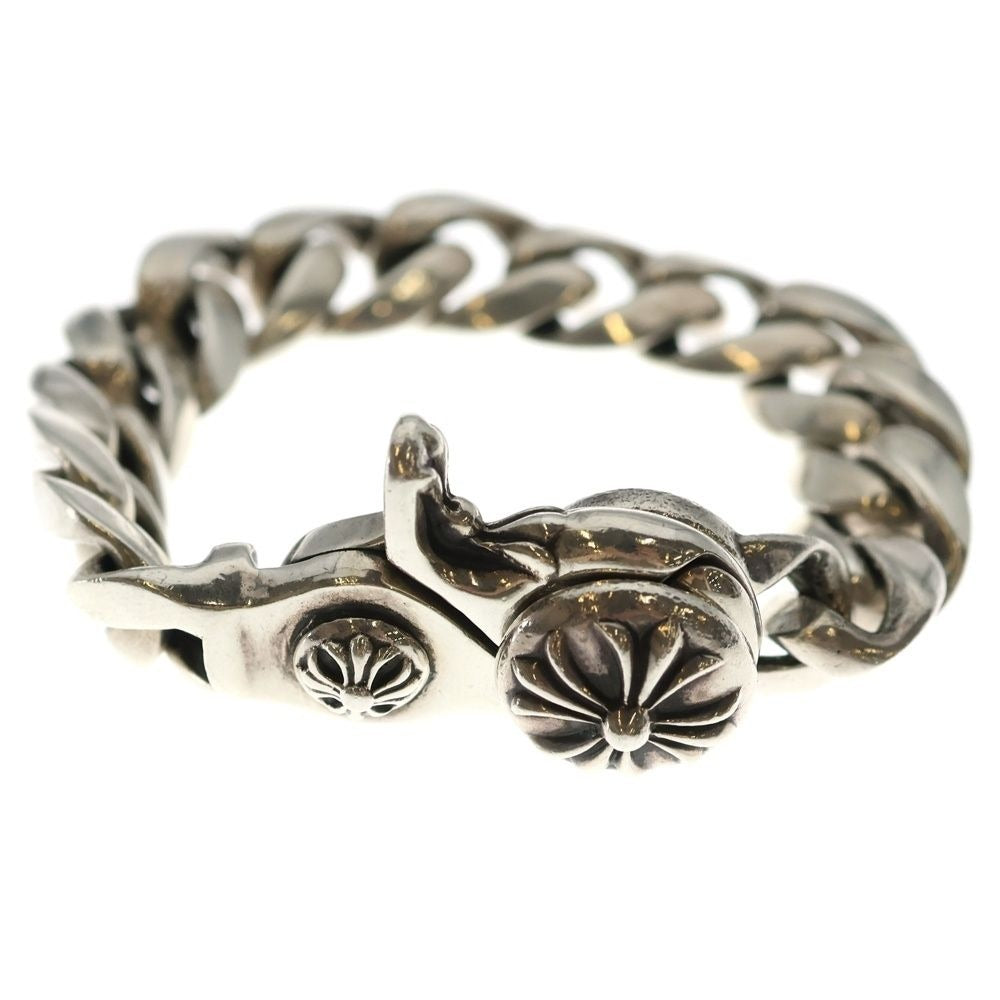 Chrome Hearts Clsc Chn Lnk Classic Link Clip Bracelet 13 Links Silver
