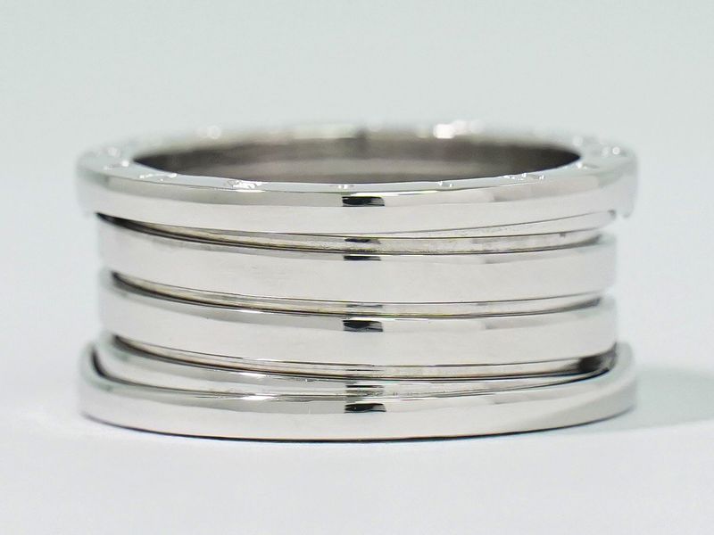 Authentic Bulgari Bvlgari B-zero1 750 WG Ring 60 18.5 White Gold Accessories