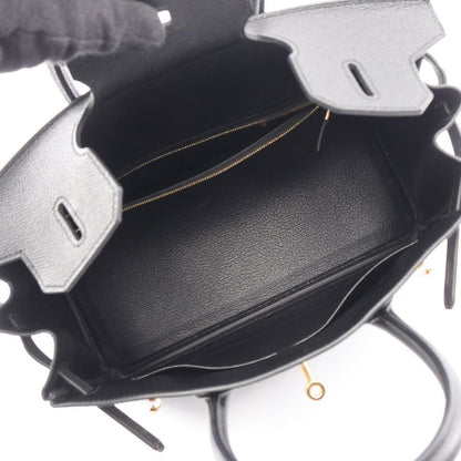 Hermes Handbag Birkin 30 Black Leather Calf — view 3