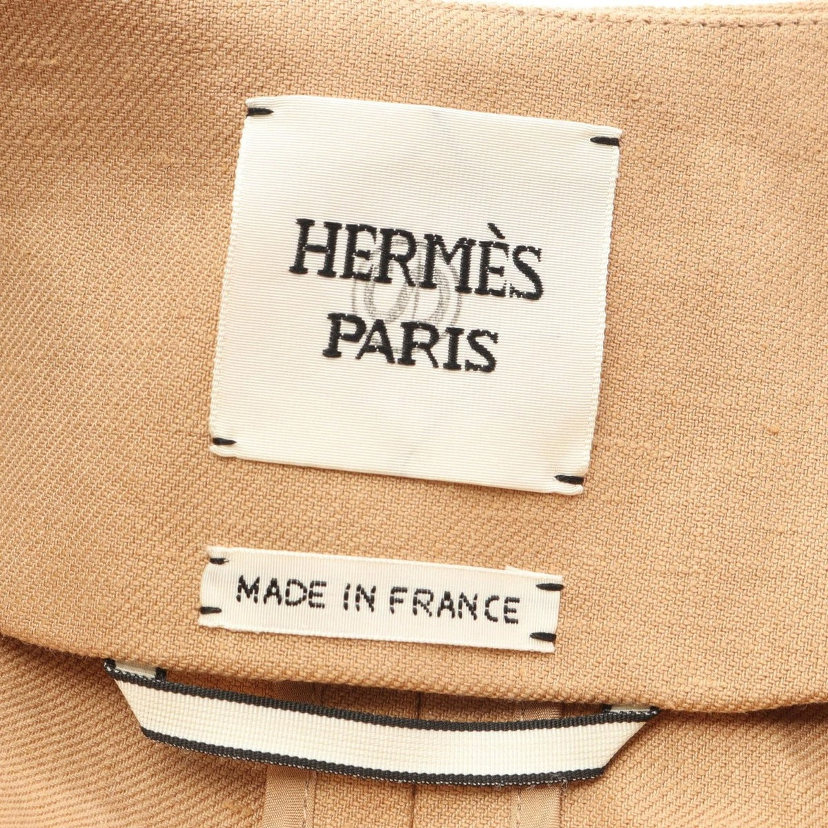 Hermes Button Fabric Coat — view 3