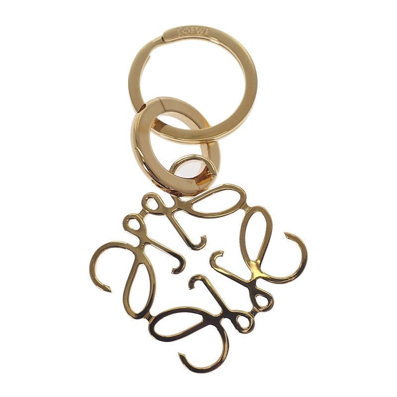 Loewe Anagram Key Ring 111.25.203 Holder Metal Gold Gift