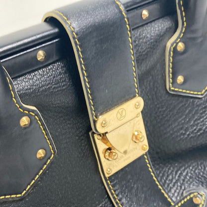 Louis Vuitton Handbag Angenieux PM M91805 Suhari Leather Noir Black