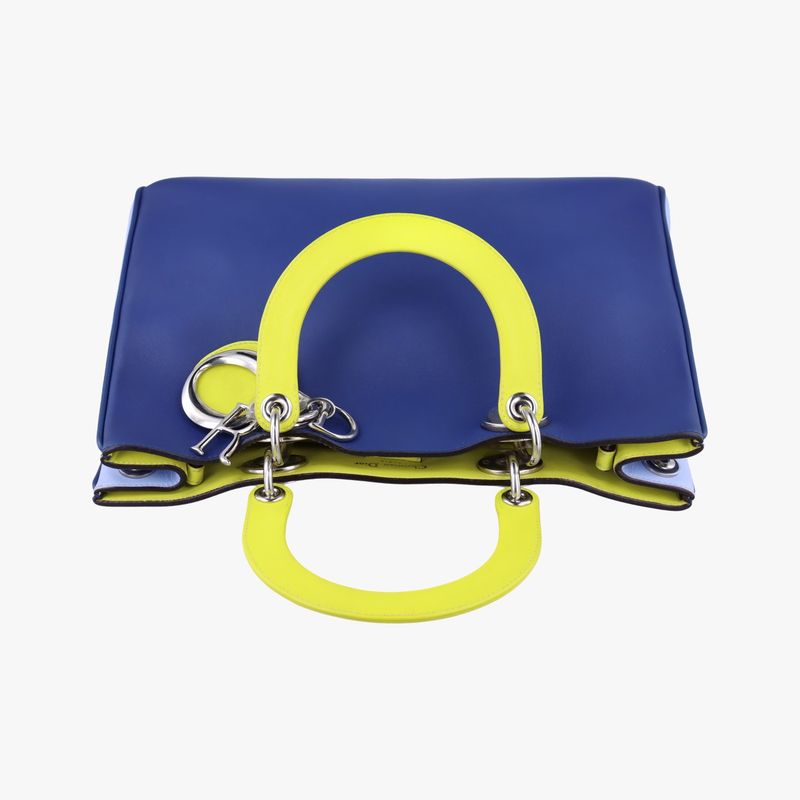 Christian Diorchristian Diorissimo Light Blue X Blue X Yellowleather 08-ma-1103