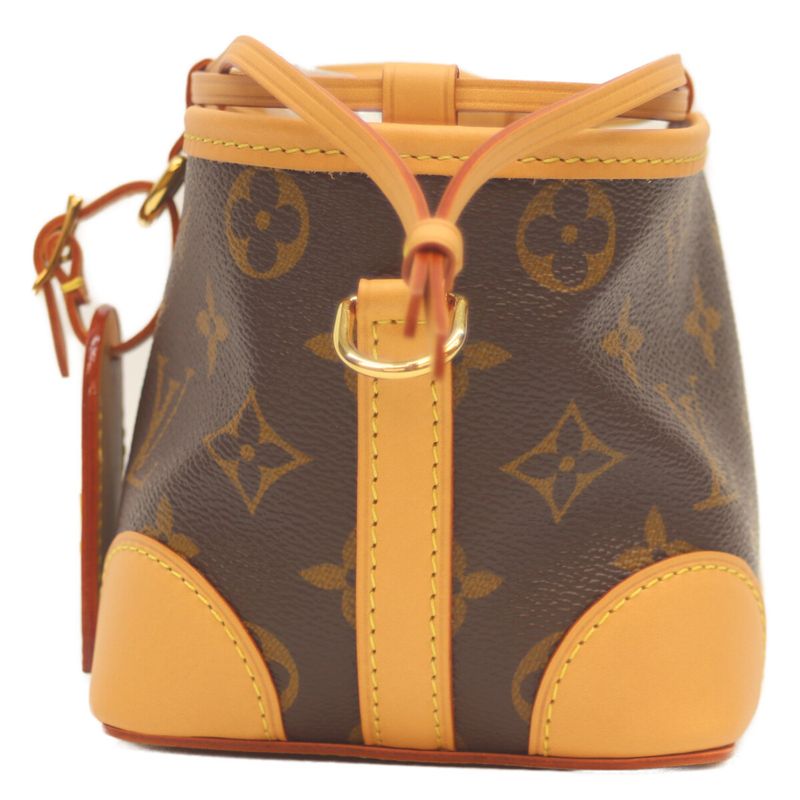 Louis Vuitton M57099 Monogram Noe Purses Shoulder Bag Brown Ladies