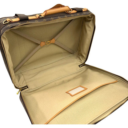 Louis Vuitton Monogram Satellite 53 Trunk Case 2way Bag M23356 Brown