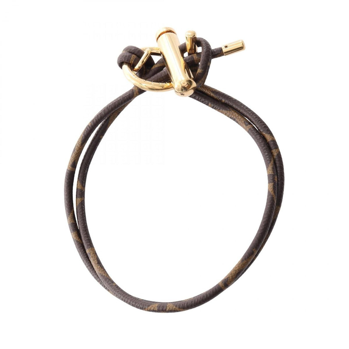 Louis Vuitton Necklace Collier Toggle Monogram Brown