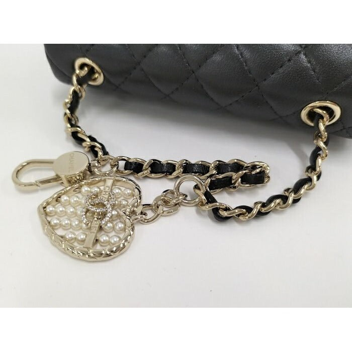 Chanel Classic Mini Bag Quilted Lambskin Black — view 6