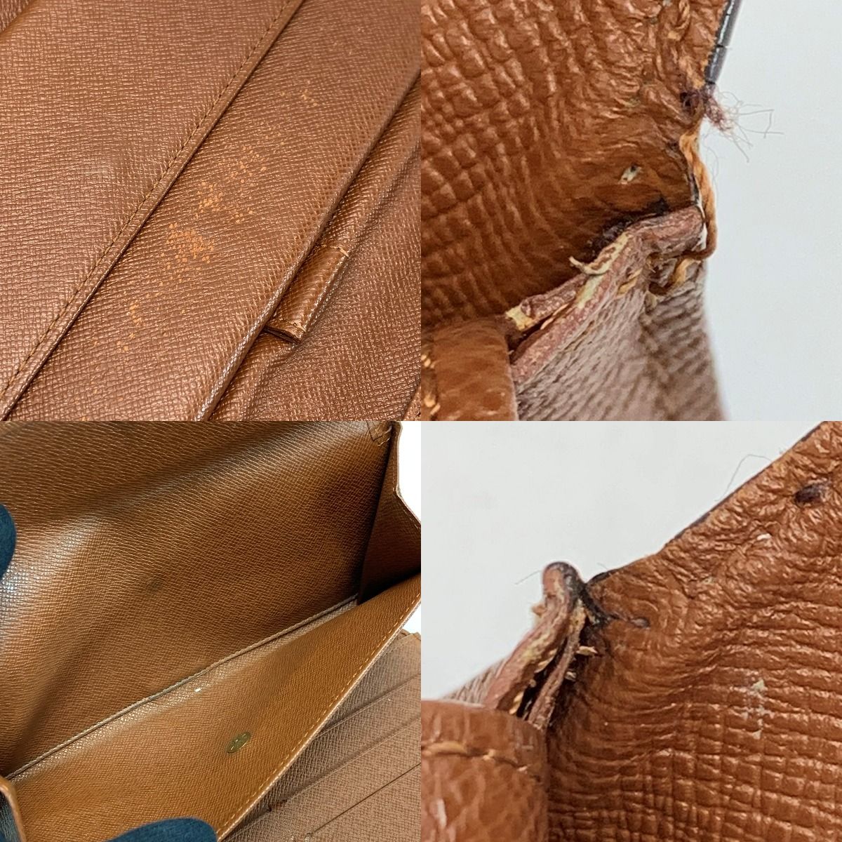 Louis Vuitton Monogram Porte Tresor International M61215 Trifold Long Wallet