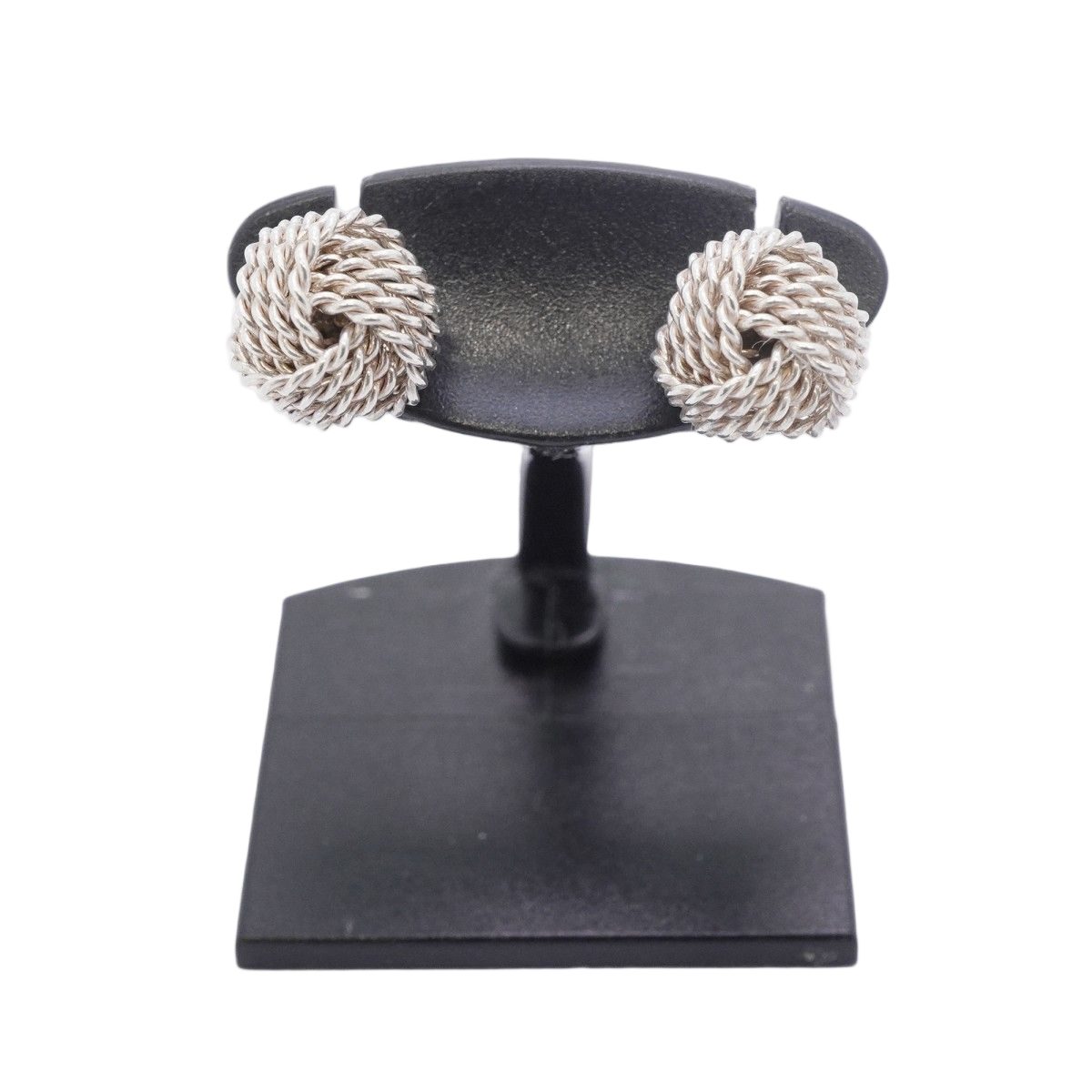 Tiffany & Co Earrings Somerset Mesh Silver — view 2