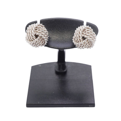 Tiffany & Co Earrings Somerset Mesh Silver — view 2