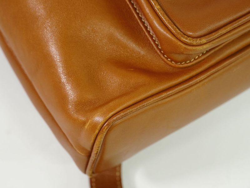 Authentic Gucci Bamboo Backpack Sac Backpack Leather Brown Bamboo Bag Pre-owned