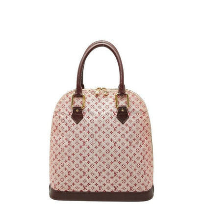 Louis Vuitton Monogram Mini Alma Tote Cerise Red Canvas