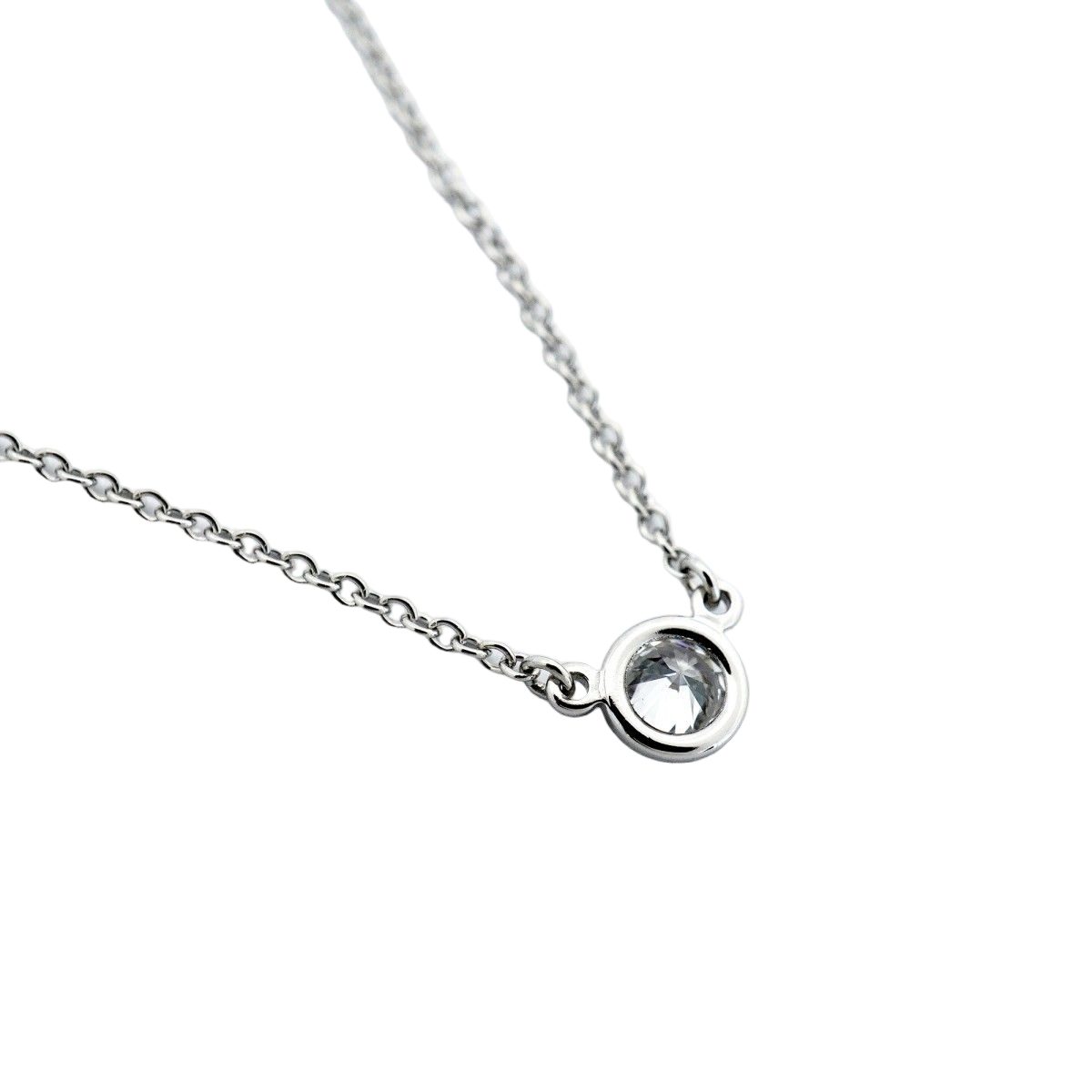 Tiffany & Co Necklace by the Yard Platinum Diamond — view 2