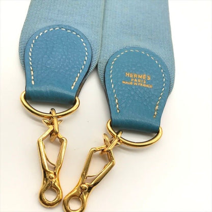 Hermes Evelyne Shoulder Strap Gold Blue Jean Light Bag