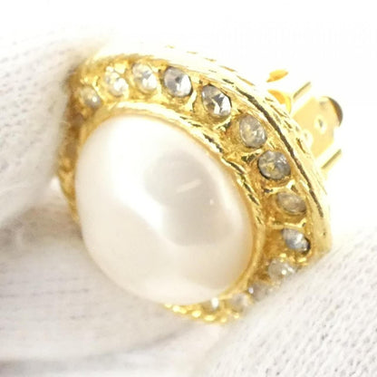 Chanel Vintage Earrings White — view 3